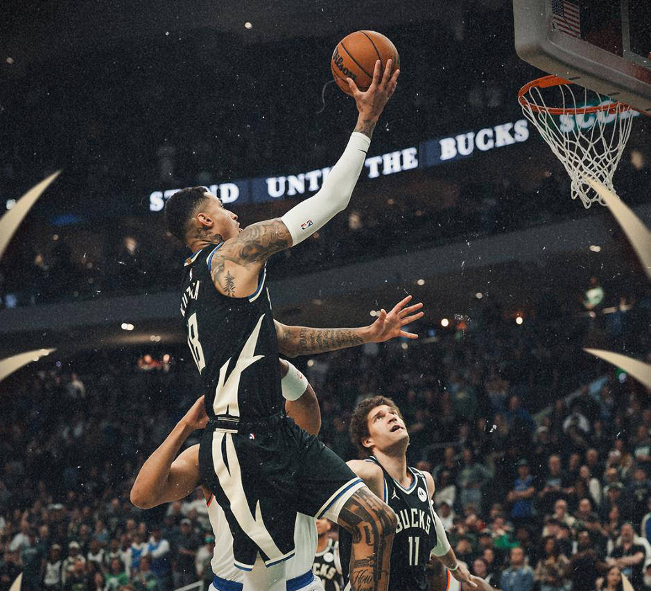 雄鹿三巨头联手，关键时刻神级表现得分突破，刷新队史纪录冲击季后赛！的简单介绍